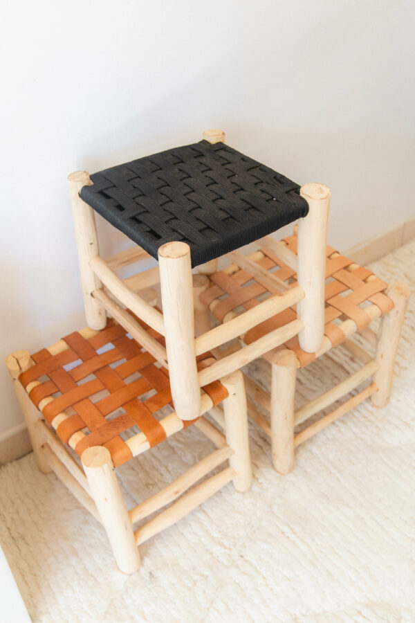 Tabouret Eucalyptus et Corde