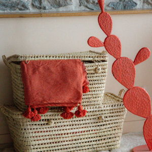 MAGNIFIQUE MALLE EN FIBRE DE CASTUS